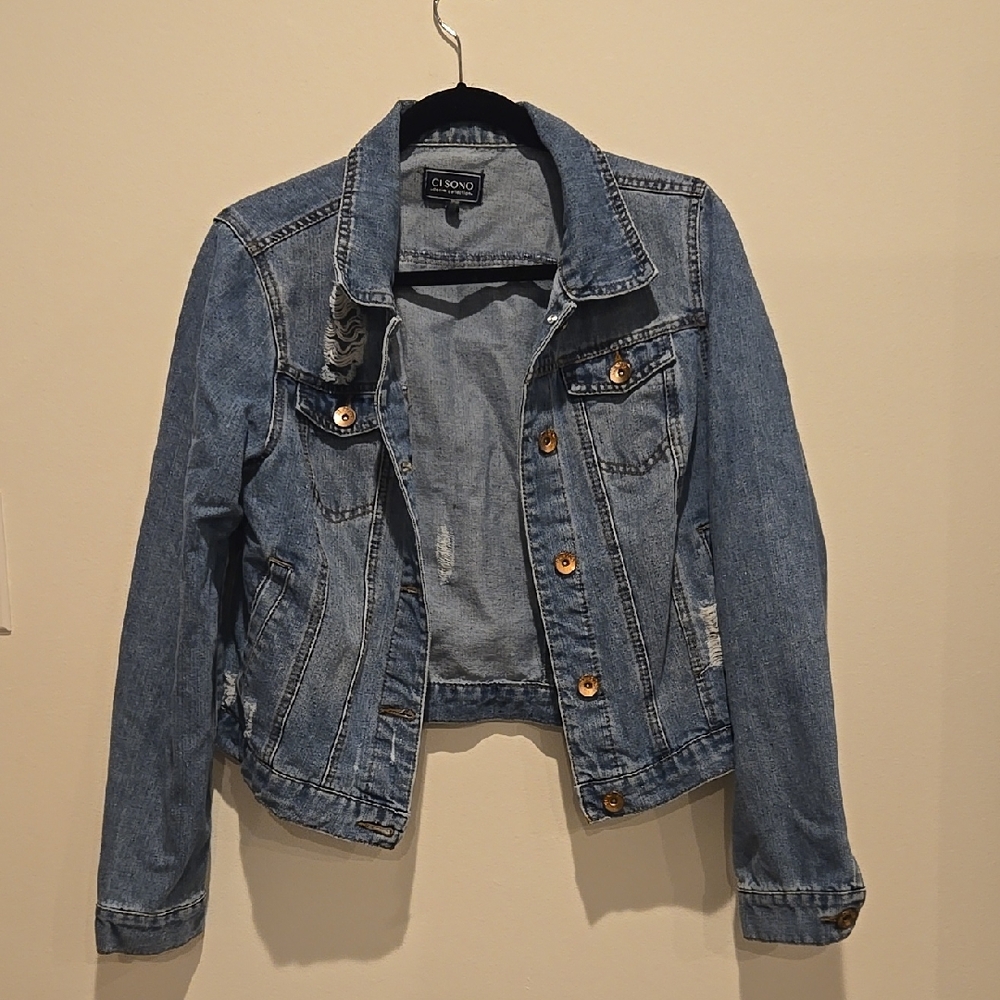 Ci Sono Classic Blue Jean Jacket